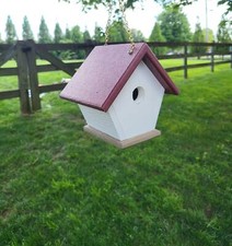 Wren Birdhouse Chickadee bird House Amish Handmade Hanging Bird House Poly Lumb
