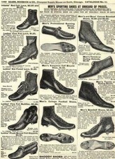 Mens Sporting Shoes Great Price Sears Roebuck Vintage Advertisement Catalog Page