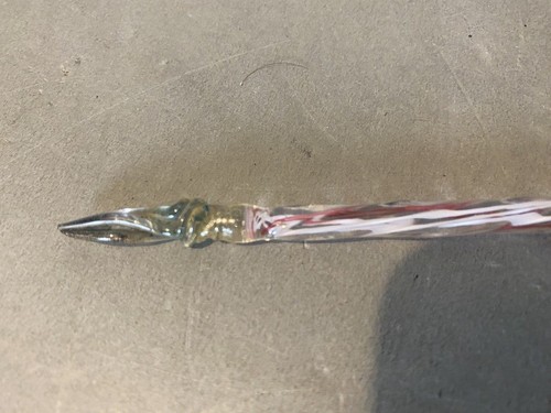 Vintage Antique Art Glass Whimsey Dip Pen - Picture 2 of 5