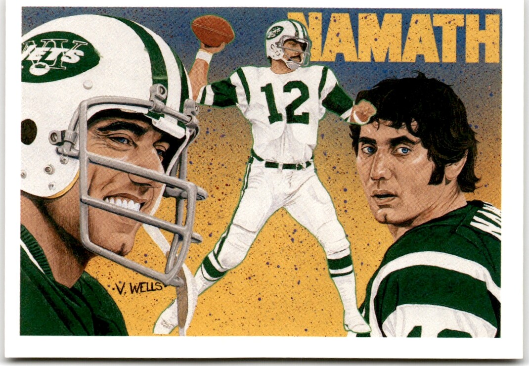 1991 Upper Deck #18 Joe Namath Football Heroes Joe Namath