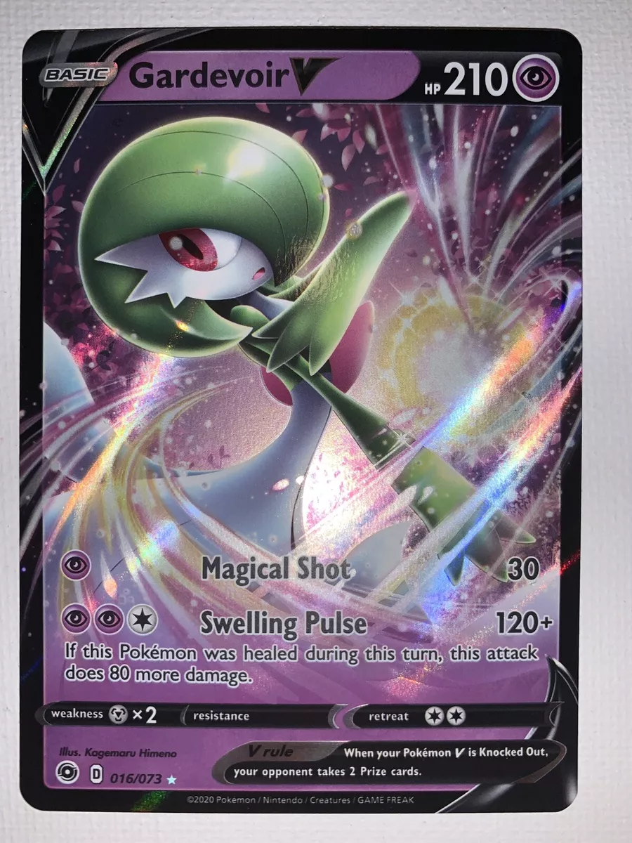 016/073 Gardevoir V, Rare Holo V Card