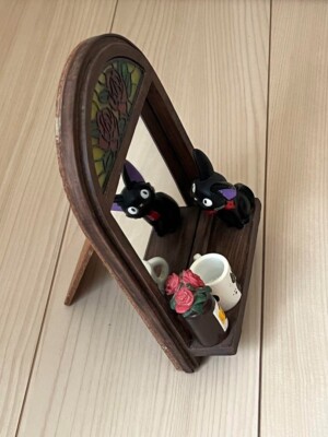 Studio Ghibli Kiki's Delivery Service Stand Mirror Jiji Windowsill