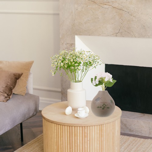 Ton Blumentöpfe Blumentopf Vase Sukkulente Topf Desktop Ton Vase - Bild 7 von 12
