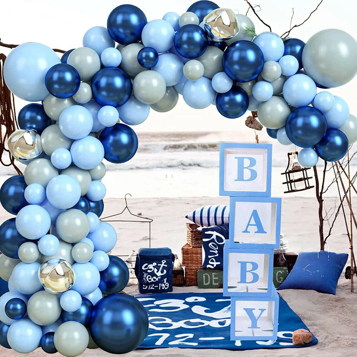 Balloon Arch Kit +Balloons Garland Birthday Wedding Party Baby Shower Decor  UK