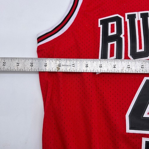 Rare VTG Michael Jordan Chicago Bulls NBA Jersey #45 Nike Red Sewn M Stitched - Picture 8 of 10