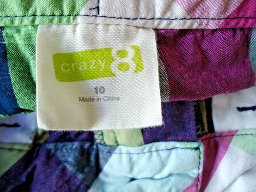 Girls Crazy 8 Size 10 Multi Color Checkered Shorts " BEAUTIFUL SHORTS " - Picture 5 of 5