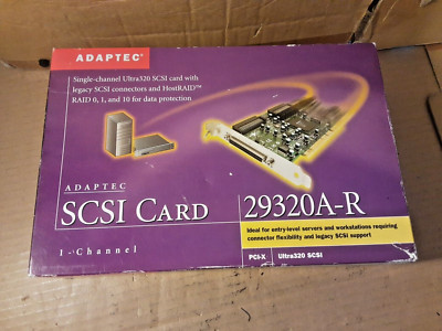 Adaptec SCSI Card 29320A-R - Storage Controller - 1 Channel - Ultra320 SCSI -