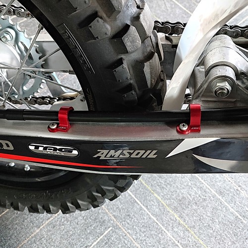 Rear Brake Hose Guide Clamp For HONDA XR250L XR250R XR400R XR600R XR 650L/650R - Picture 3 of 11