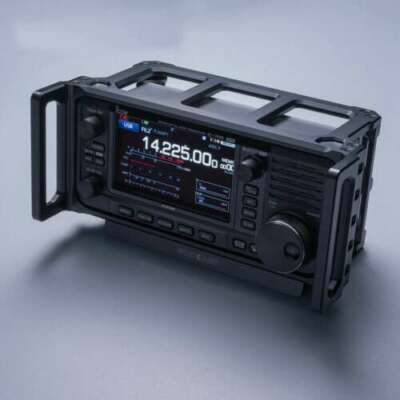For ICOM 705 IC-705 Black Aluminum Shield Case Carry Cage WINDCAMP