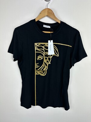 Authentic Ex Sample Piece Versace Collection Printed Tee Size 46 UK 14