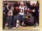 Deion Branch Signed New England Patriots 8x10 Photo GA