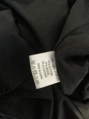 Abito Hush jersey tubino a strati L ottime condizioni increspato nero drappeggiato elegante casual elasticizzato - Foto 8 di 9