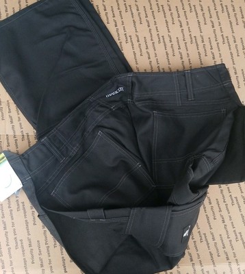 Mascot Springfield Workwear Trousers Mens Black Size US 46 X 32