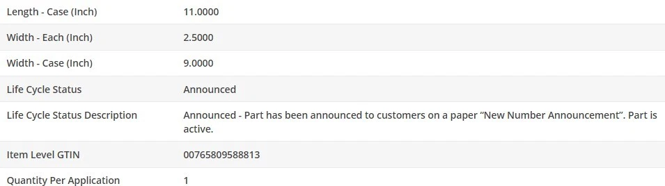 Filtro de aceite tipo OEM WIX para Lincoln Continental 1977-1979 V8-6,6 L Foto 4 de 4