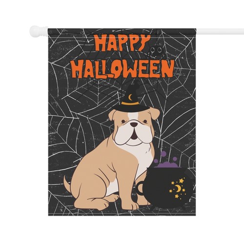 Halloween Bulldogge Garten & Haus Flagge - 2 Größen - tolles Geschenk für Bulldoggenbesitzer! - Bild 3 von 11