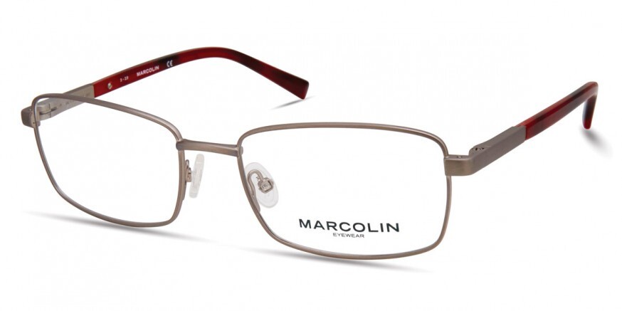 Оправа для очков Marcolin Eyewear MA3024 009 Металлическая прямоугольная из бронзы 54-18-140