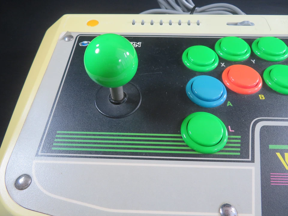Controlador joystick virtua stick Sega saturn SS Joy Japón probado en caja HSS-0136 Foto 3 de 4