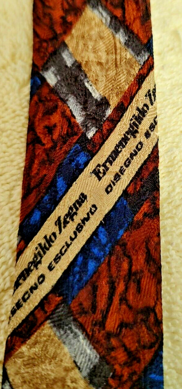 ZEGNA Man's Tie Triangular and Rectangular patter… - image 9