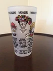 VINTAGE, FEDERAL GLASSWARE, GAY NINETIES FAMILY, FROSTED COCKTAIL MIXER, RARE!!