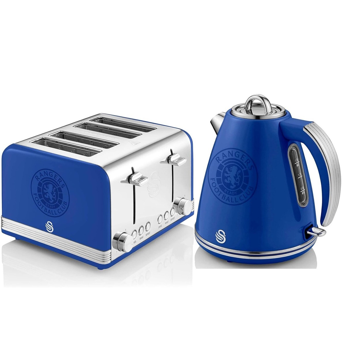 Russell Hobbs Steel Blue Kettle And Toaster Russell Hobbs
