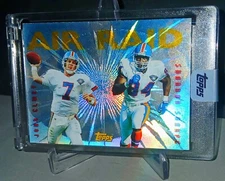 🔥JOHN ELWAY / SHANNON SHARPE🔥1995 Topps AIR RAID Denver Broncos C1 SP INSERT🔥