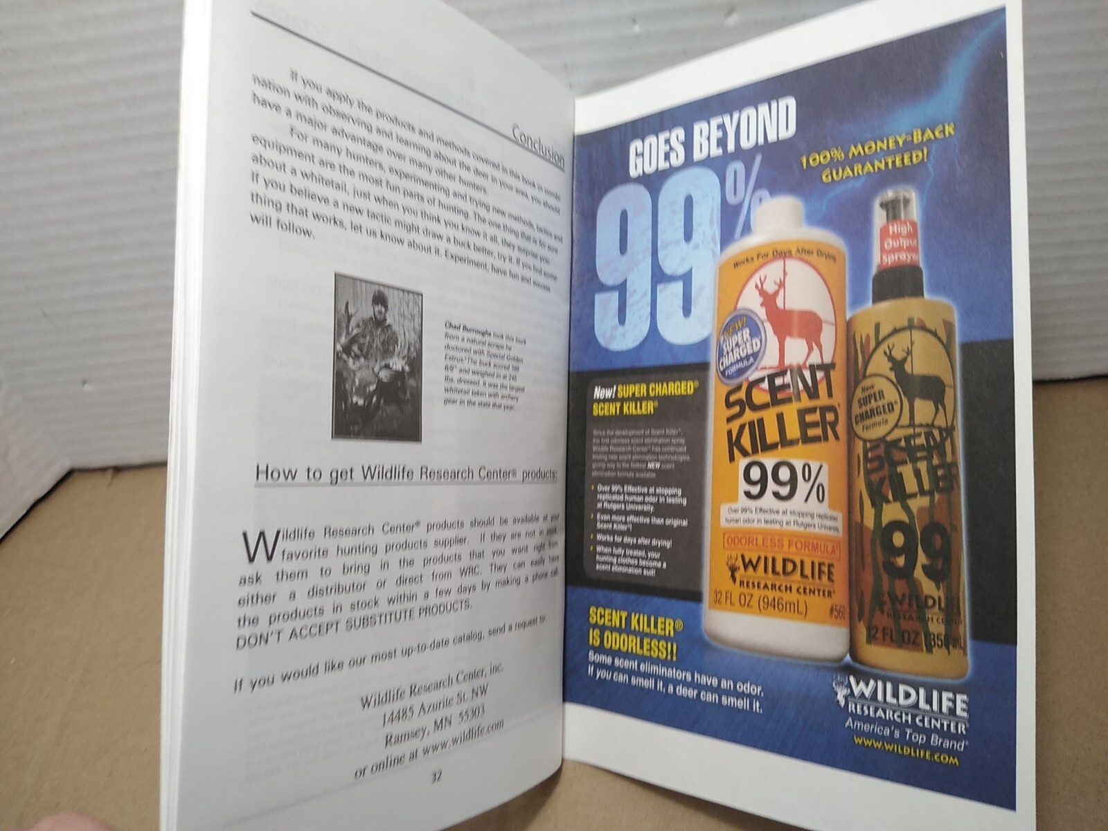 Scrape Hunting by Wildlife Research Center - Illustrates Staple Bound Paperback