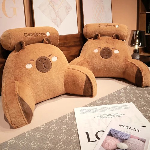 Cuscino Peluche Cartone Animato Carino Morbido Peluche Giocattolo Supporto Lombare Sedia Sedile Divano - Foto 10 di 20
