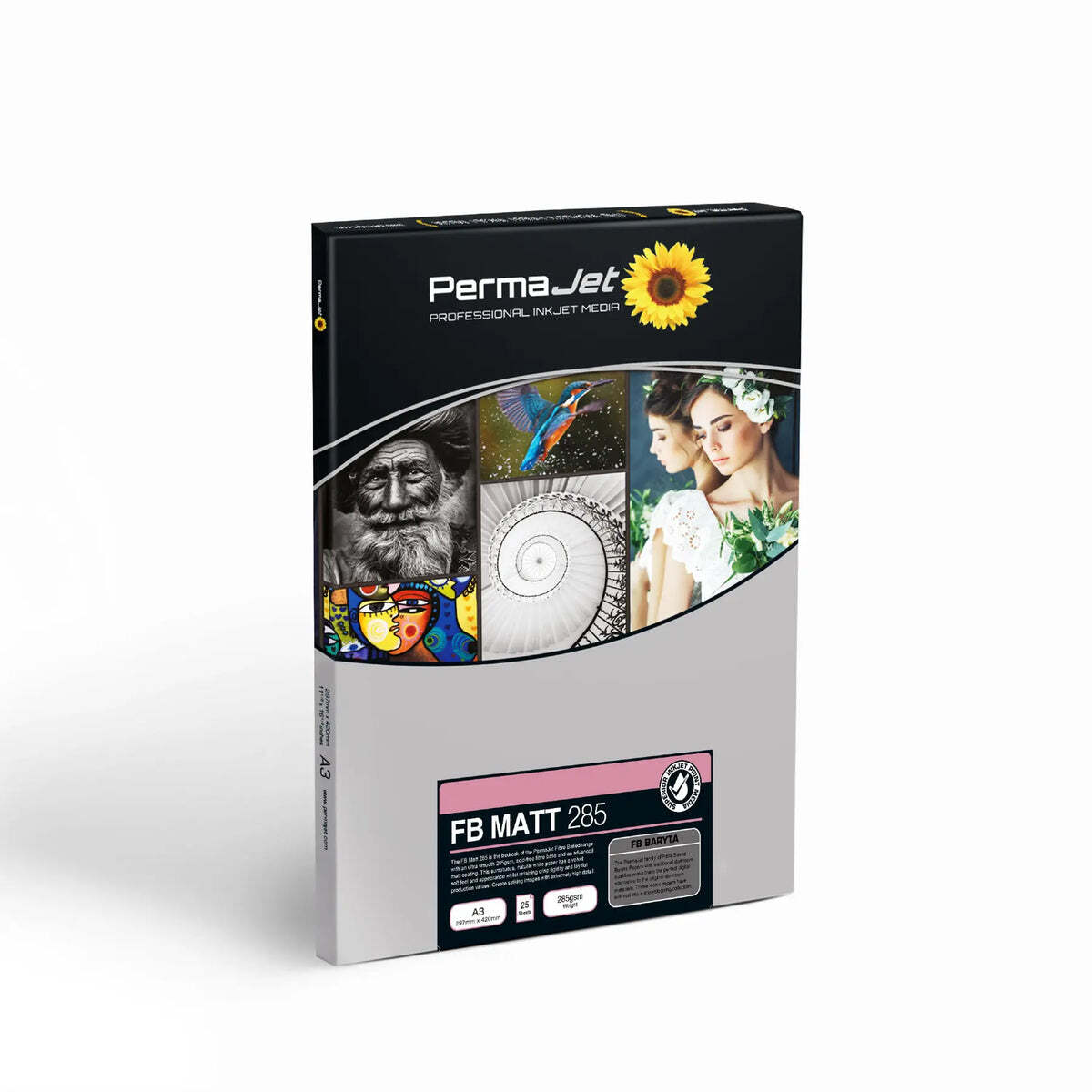 Permajet FB Matt 285gsm - A3 Photo Paper : 25 Sheet Fine Art Matt Inkjet