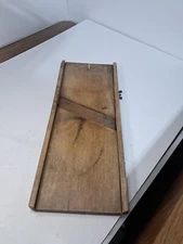 VINTAGE CABBAGE CUTTER WOODEN  16" x 6" (c)