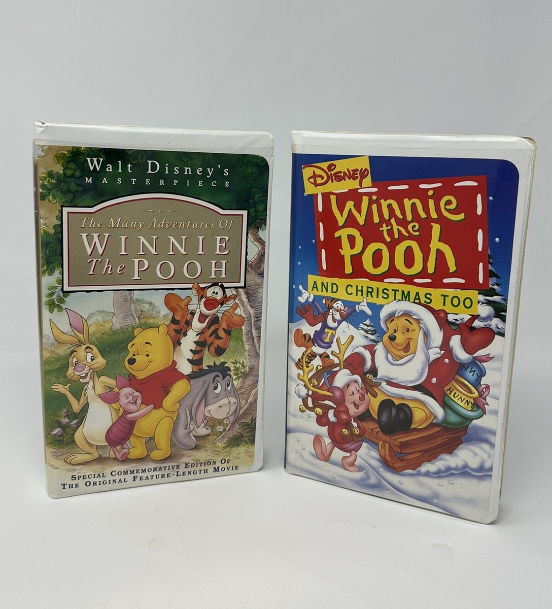 Winnie the Pooh - And Christmas Too & The Many Adventures Of VHS