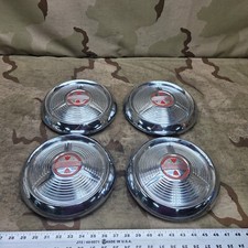 1958 Oldsmobile 88 98 Used Dog Dish Wheel Cover Hubcap Set 1958 Oldsmobile 88 98 Used Dog Dish Wheel Cover Hubcap Set