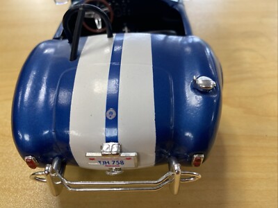 1964 Shelby Cobra 427 Roadster Blue ERTL Diecast Model 1:18