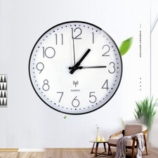 Funkuhr 30cm Wanduhr Ohne Tickgeräusche Modern Funkwanduhr Lautlos Groß