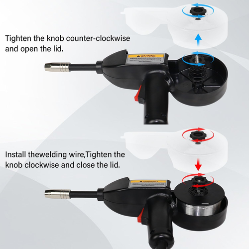 Spool Gun 130A Aluminum Welding Solution for Weldpro MIG Welding Machines - 15Ft - Picture 7 of 9
