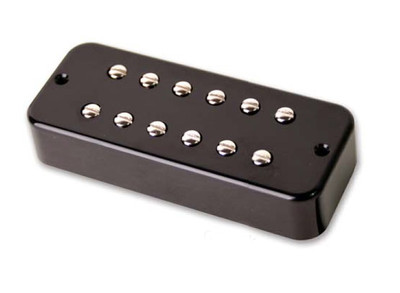 Giovanni P90 (Soap bar) Humbucker Pickup - Bridge - Coil Tap - Black