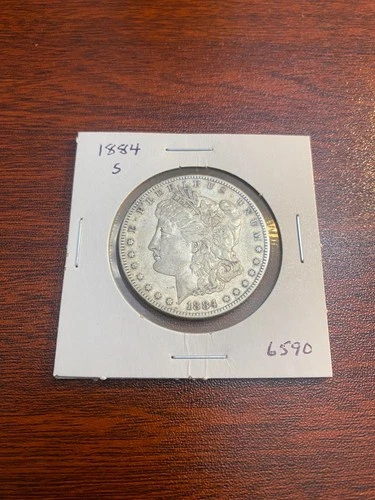 1884-S Morgan $1 – Original Surfaces Never Cleaned – XF Circulated