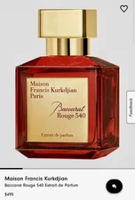 Maison Francis Kurkdjian Baccarat Rouge 540 Extrait De Parfum 70ml/2.4oz