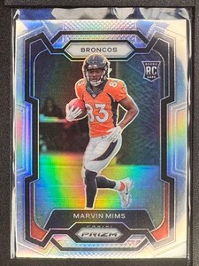 2023 Panini Prizm - Rookies Marvin Mims #327 Silver Prizm (RC)
