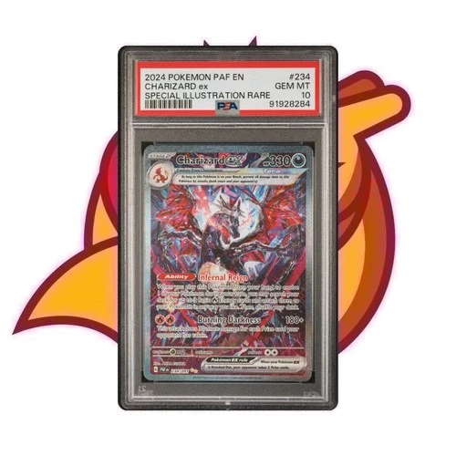 CHARIZARD EX 234/091 PSA 10 PALDEAN FATES SPECIAL ILLUSTRATION RARE SIR POKEMON