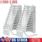 Set of 2 Folding Loading Ramps 1500lb Tri-Fold Ramp for ATV UTV Motorcycle Truck