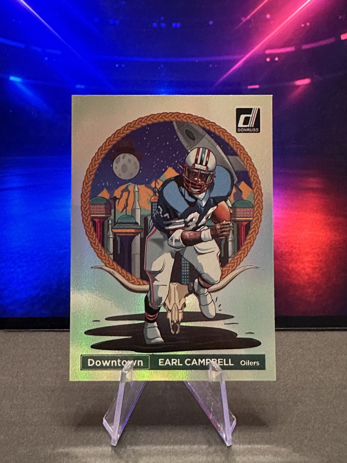 🏈 🌟 2022 Panini Donruss - Downtown! Earl Campbell Oilers #DT-EC - CLEAN 🏈 🌟