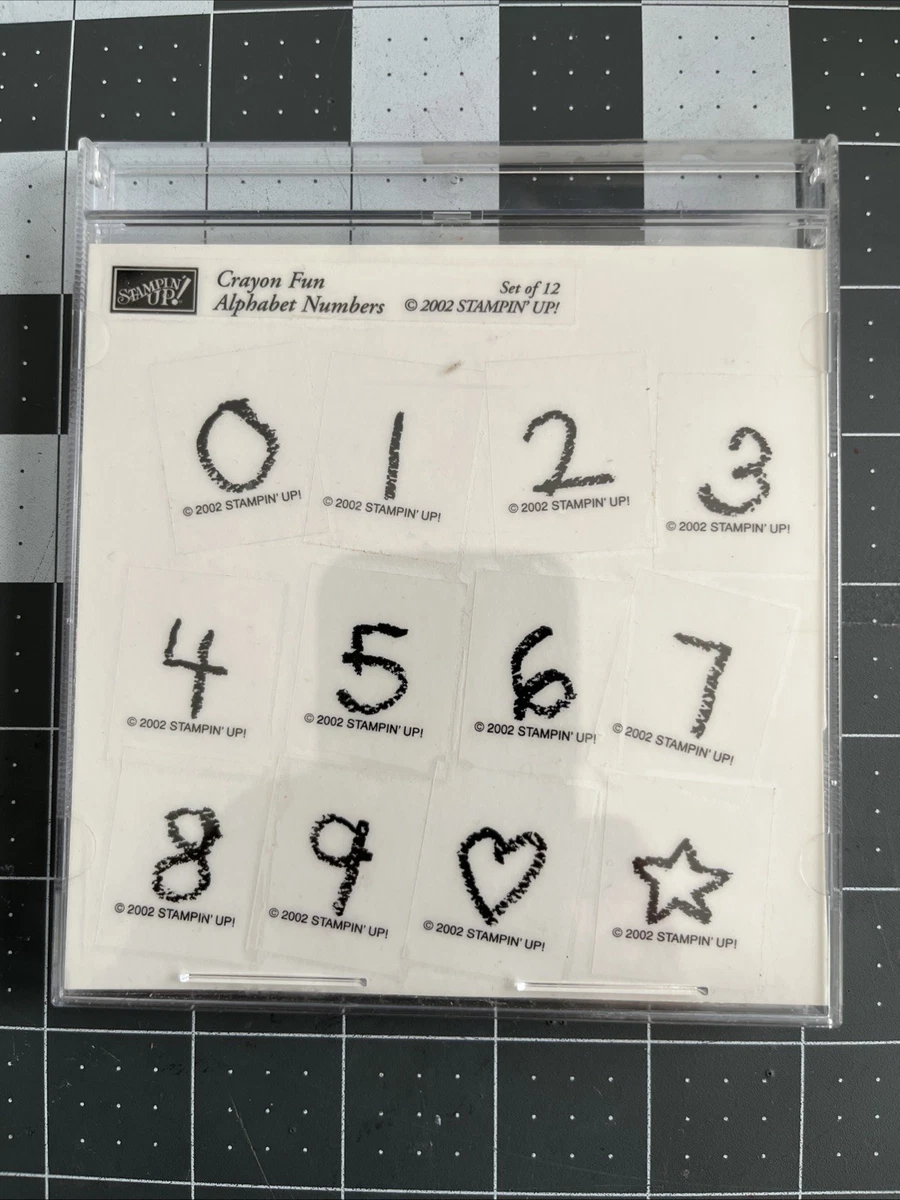 Stampin' Up! Numbers & Letters Craft Stamps for sale - eBay