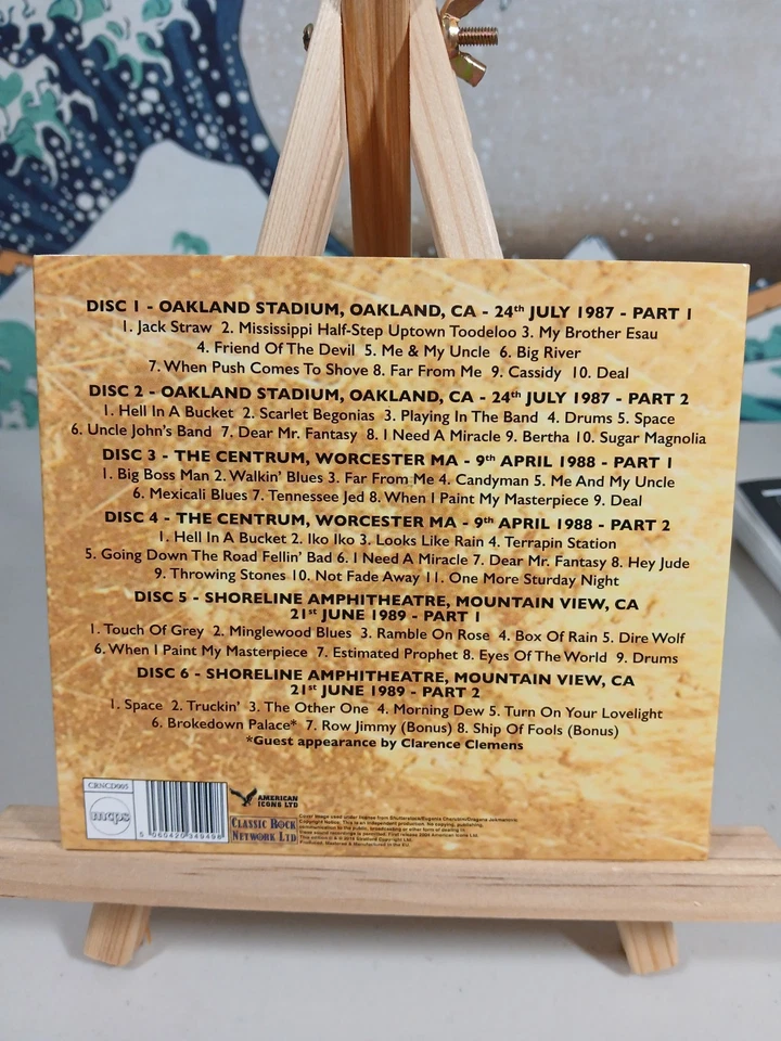 GRATEFUL DEAD - A TOUCH OF GREY: 6 CD SET  - Image 2 of 3