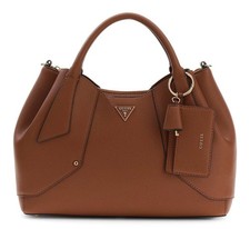 GUESS borsetta Darcy Girlfriend Satchel Cognac