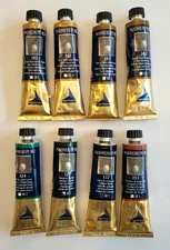 Maimeri Puro Oil Paints 8 Tubes Made in Italy 40ml New
