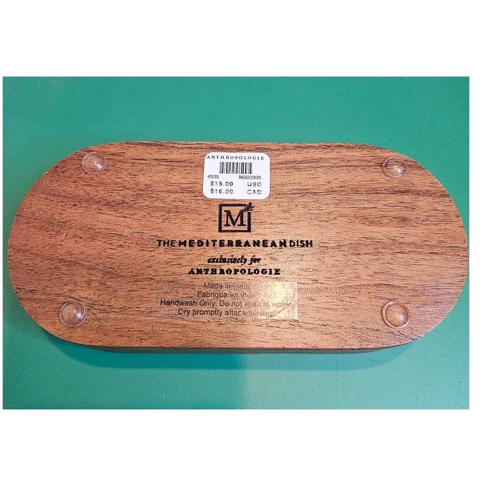 Anthropologie средиземноморское блюдо акация дерева соли перца погреб новый ярлыки - Изображение 3 из 4