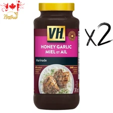 VH Honey Garlic Marinade Cooking Sauce 341mL – Gluten Free – Pack of 2