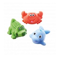 Nuby Squirters Squeeze Squirt and Float on Water for Splashy Bath Fun Playtime