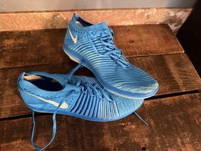 Nike Free TR Flyknit Training Shoes Womens 9 Blue Lightweight