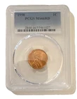 1958-P Lincoln Wheat Cent Penny PCGS MS 66 RD  1027
